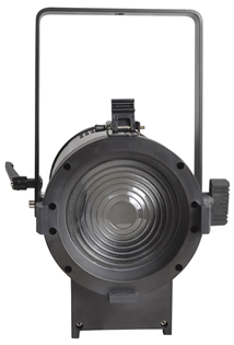 LED Fresnel 200W Warm White Stage Spot with Barn Door